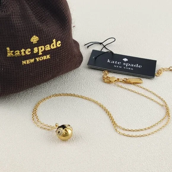 Kate Spade Dashing Beauty Pave Penguin Pendant Necklace - Picture 2 of 5